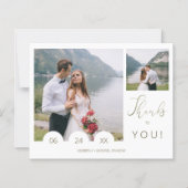 Budget Whimsical Typografy Script 2 Foto Wedding (Vorderseite)