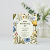 Budget Whimsical Wildblume Meadow Wedding (Stehend Vorderseite)