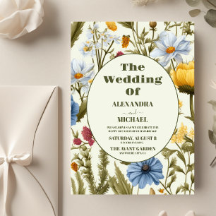 Budget Whimsical Wildblume Meadow Wedding