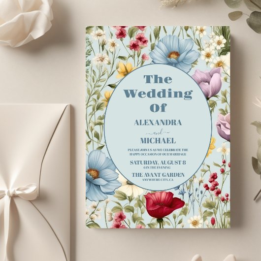 Budget Whimsical Wildblume Meadow Wedding