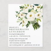 BUDGET White Bouquet Bridesmaids Luncheon Wedding (Vorderseite)