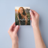 Budget White Brush Abschluss Ankündigung Foto Flyer (Gruppe)