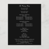 Budget White Elegante Wedding Zeremonie - Black Flyer (Hinten)