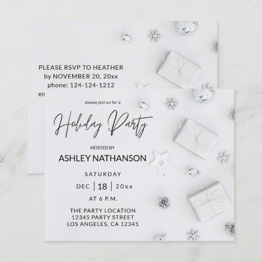 Budget White Pine Holiday Party (Vorne/Hinten)