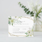 BUDGET White Rose Greenerity Gold Wedding (Stehend Vorderseite)
