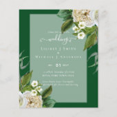 BUDGET White Roses Bouquet Floral Wedding (Vorderseite)