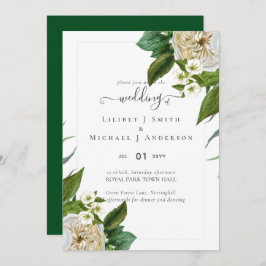 BUDGET White Roses Bouquet Floral Wedding