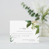 BUDGET White Roses Bouquet Floral Wedding Postkarte (Stehend Vorderseite)