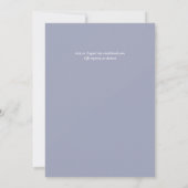 Budget White Roses Dusty Blue Wedding (Rückseite)