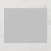 Budget White Script Black Danke Cards (Rückseite)