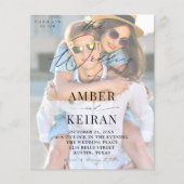 Budget White Shades Foto Wedding (Vorderseite)