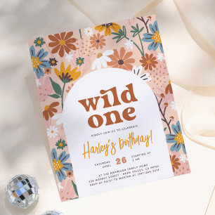 Budget Wild One Retro Boho 1. Geburtstag Party