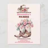 Budget Wild West Cowgirl Birthday Party (Vorderseite)