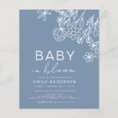 Budget Wildblume Baby in Bloom Baby Dusty Blue (Vorderseite)