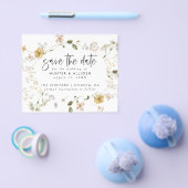 Budget Wilde Blume Save the Date Flyer (Einzeln)