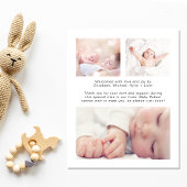 Budget Willkommensschrift 4 Foto Geburtserklärung