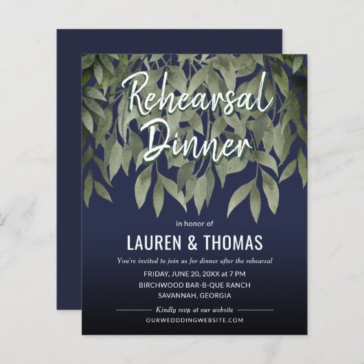 Budget Willows Green & Blue Probe Dinner (Vorne/Hinten)