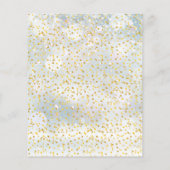 Budget Winter 50 Jahre Jubiläum Gold Hearts Einlad (Rückseite)