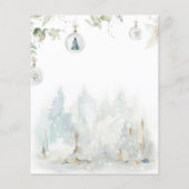 Budget Winter Baby Es ist eine kalte Einladung dra (Rückseite)