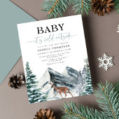 Budget Winter Baby Es ist kalt Außendusche Flyer