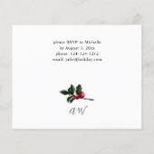 Budget Winter Berries & Pine Weihnachten Party (Rückseite)