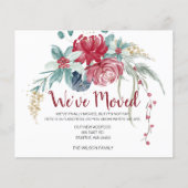 Budget Winter Berries Rustikale Urlaubskarte (Vorderseite)