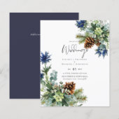 BUDGET Winter Blue Thistle Wedding (Vorne/Hinten)