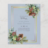 BUDGET Winter Blue Thistle Wedding (Vorderseite)