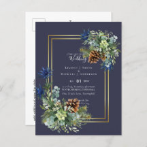 BUDGET Winter Blue Thistle Wedding lädt ein