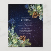 BUDGET Winter Eukalyptus Pine Cones Wedding (Vorderseite)