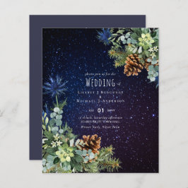 BUDGET Winter Eukalyptus Pine Cones Wedding