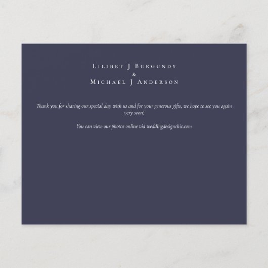 BUDGET Winter Eukalyptus Pine Cones Wedding Flyer (Hinten)