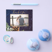 BUDGET Winter Eukalyptus Pine Cones Wedding Flyer (Einzeln)