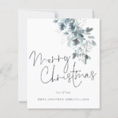 Budget Winter Foliage Frohe Weihnachtskarte (Vorderseite)