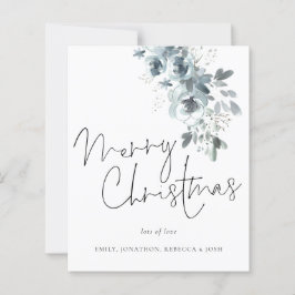 Budget Winter Foliage Frohe Weihnachtskarte