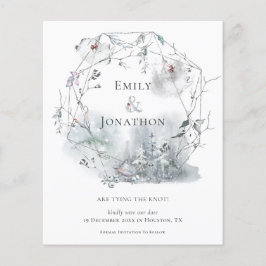 Budget Winter Foliage Namen Hochzeit speichern das