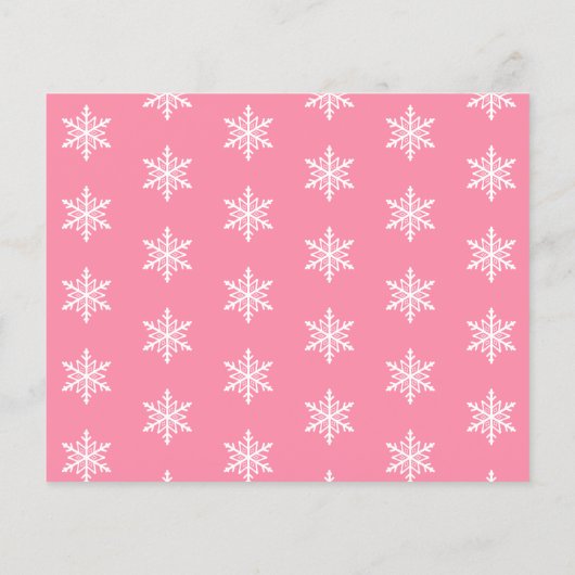 Budget Winter Onederland 1. Geburtstag Einladung (Rückseite)