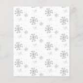 Budget Winter Onederland First Birthday Woodland (Rückseite)