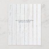 BUDGET Winter Red Berries Pine Cones Wedding (Rückseite)