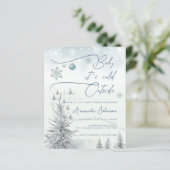 Budget Winter seine kalte Outdoor Boy Baby Dusche (Stehend Vorderseite)