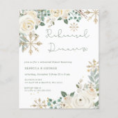 Budget Winter Snowflake Probe Dinner (Vorderseite)