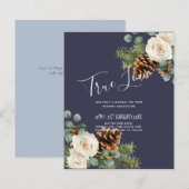 BUDGET Winter Wedding Eukalyptus Grüne Rose (Vorne/Hinten)