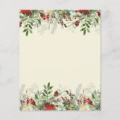 Budget Winter Wedding Floral Berry Brautparty (Rückseite)