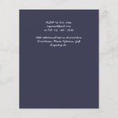 BUDGET Winter Wedding White Roses Gold Dusty Blue (Rückseite)