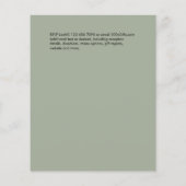 BUDGET Winter Wedding White Roses Gold Dusty Blue (Rückseite)