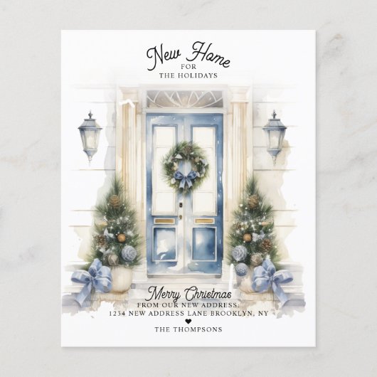 BUDGET Winter White Christmas Door Neue Zuhause Mo (Vorderseite)