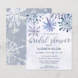 Budget Winter Wonderland Bridal Dusche Einladung