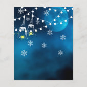 Budget Winter Wunderland Party Blauer Mond (Rückseite)