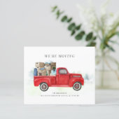 Budget Wir bewegen Red Truck Änderung der Adresse (Stehend Vorderseite)