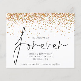 Budget Wir entschieden Forever Gold Glitzer Rett D